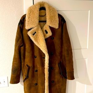 Ralph Lauren Purple Label Arbury Shearling Coat, Sz L, Excellent condition
